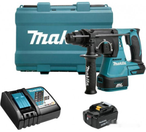 Перфоратор Makita DHR242RT (с 1-им АКБ, кейс)
