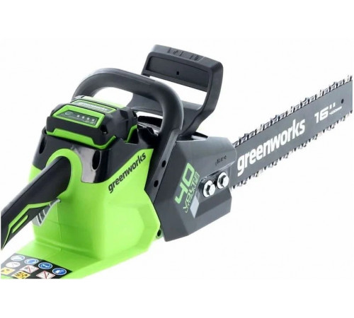 Аккумуляторная цепная пила Greenworks GD40CS18K2