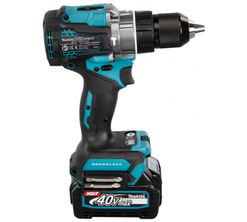 Ударная дрель-шуруповерт Makita HP001GD201 (с 2-мя АКБ, кейс)