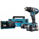 Ударная дрель-шуруповерт Makita HP002GD201 (с 2-мя АКБ, кейс)