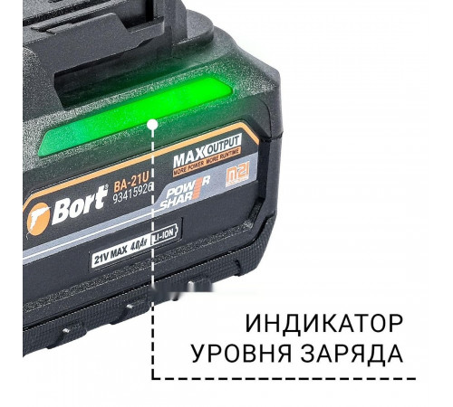 Гайковерт BORT BSR-21U 93418477 (с 2-мя АКБ, кейс)