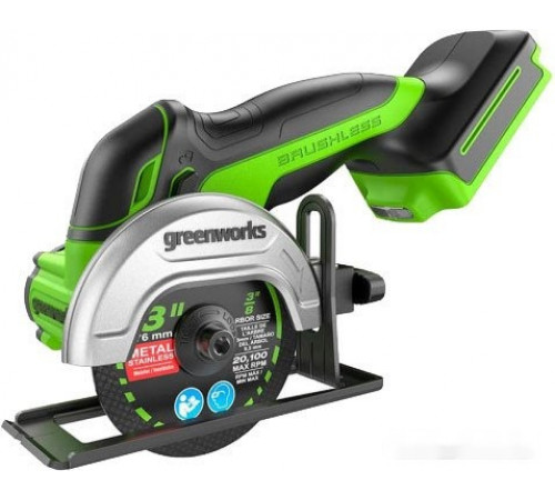 Угловая шлифмашина Greenworks GD24UCS (без АКБ)