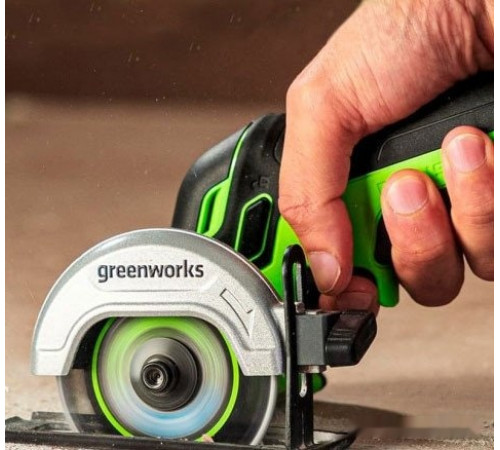 Угловая шлифмашина Greenworks GD24UCS (без АКБ)
