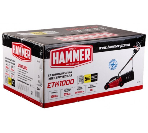 Газонокосилка Hammer ETK1000
