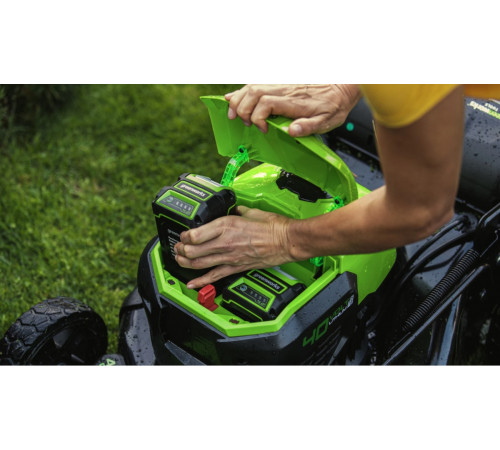 Аккумуляторная газонокосилка Greenworks GD40LM46SP (2506807)