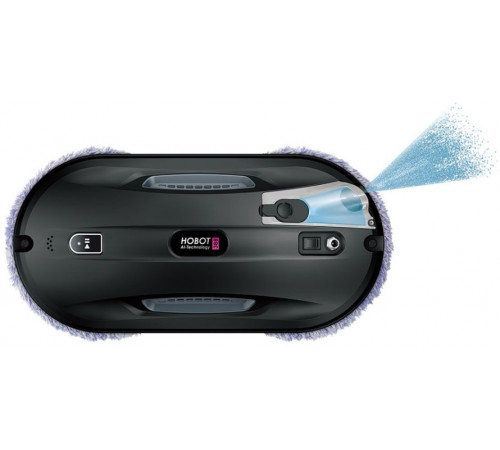 Робот-стеклоочиститель Hobot 388 Ultrasonic, черный