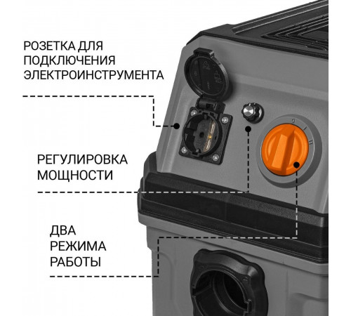 Промышленный пылесос BORT BAX-700