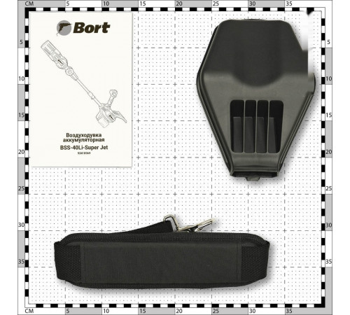 Ручная воздуходувка BORT BSS-40Li SuperJet 93418569 (без АКБ)