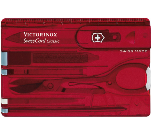 Туристический нож Victorinox SwissCard Classic 0.7100.T