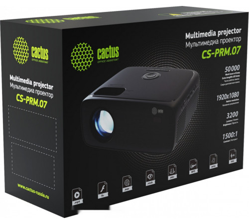Проектор Cactus CS-PRM.07B.WUXGA