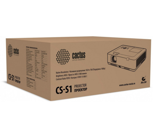 Проектор Cactus CS-S1.B