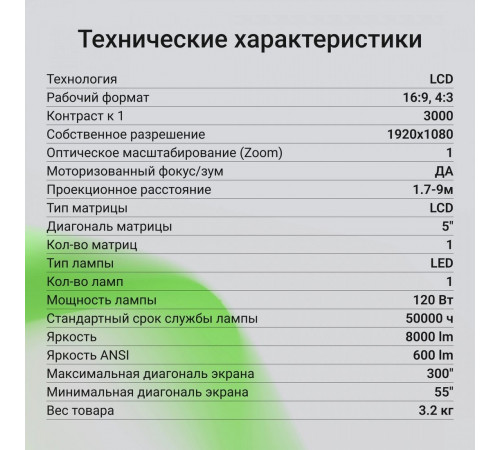 Проектор DIGMA DP-FHD450A