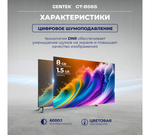 Телевизор CENTEK CT-8565 Smart