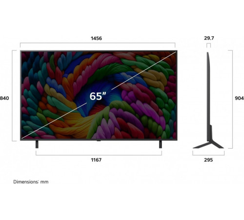 Телевизор LG Nanocell AI NANO90 65NANO90A6B
