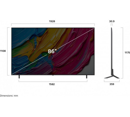 Телевизор LG AI QNED80 86QNED80A6A