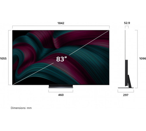 Телевизор LG OLED evo AI C5 OLED83C5RLA