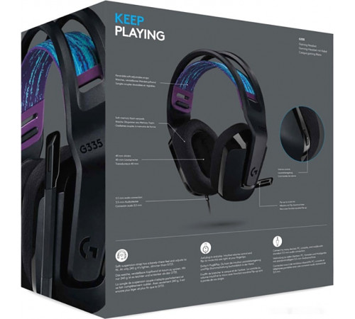 Наушники Logitech G335 (черный)