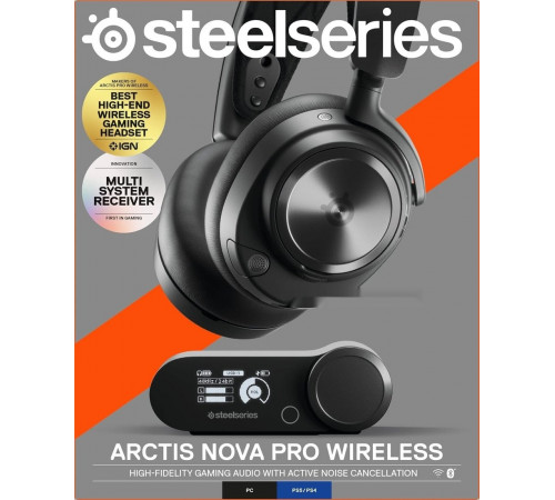 Наушники SteelSeries Arctis Nova Pro Wireless (черный)