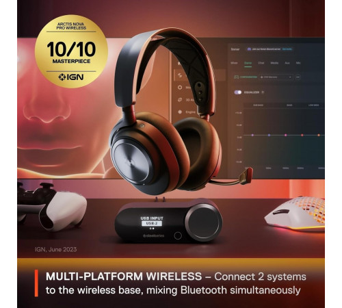 Наушники SteelSeries Arctis Nova Pro Wireless (черный)