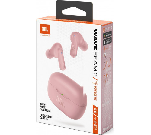 Наушники JBL Wave Beam 2 (розовый)