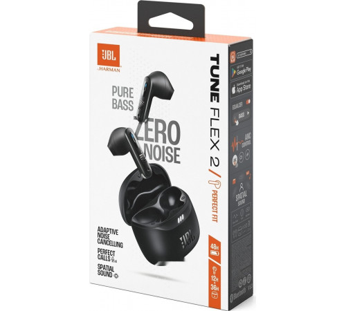 Наушники JBL Tune Flex 2 (черный)