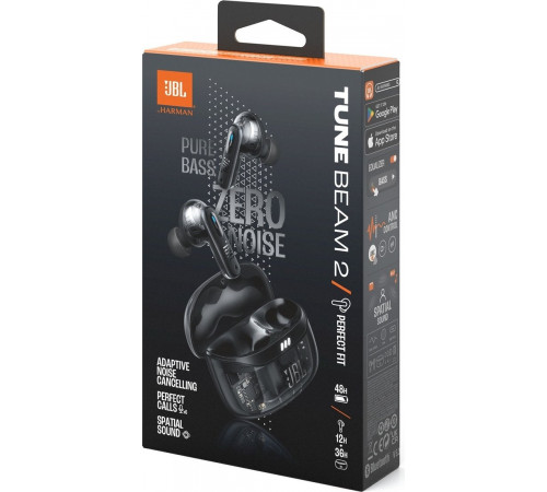 Наушники JBL Tune Beam 2 Ghost Edition (черный)