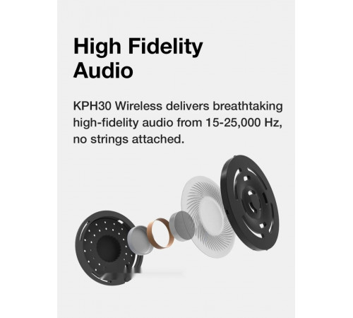 Наушники KOSS KPH30 Wireless (бежевый)