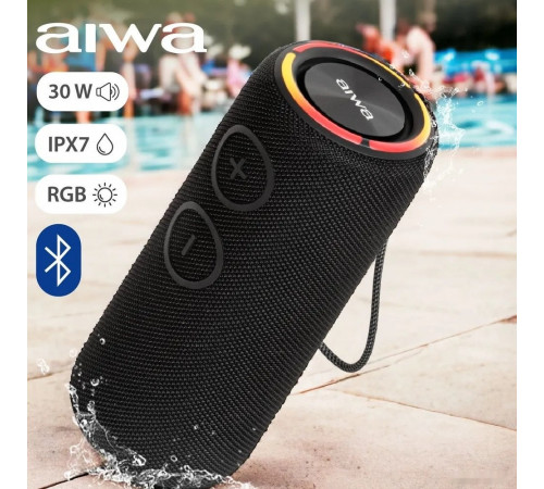 Портативная акустика AIWA PAS-H300 (черный)