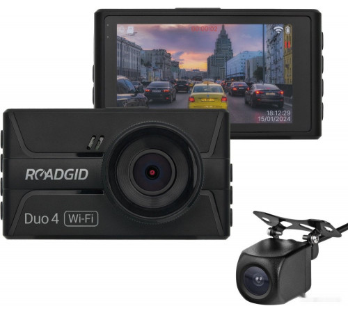 Автомобильный видеорегистратор Roadgid Duo 4