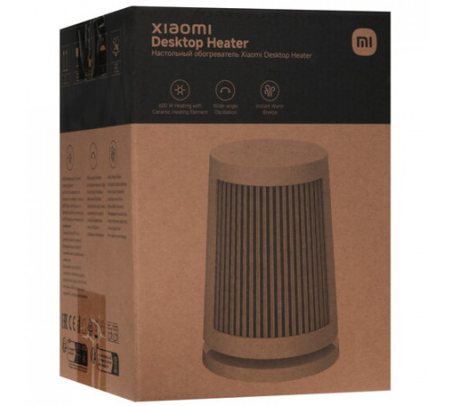 Тепловентилятор Xiaomi Mi Desktop Heater ZMNFJ01YMEU (евровилка, белый)