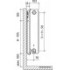 Радиатор Royal Thermo Ventil Compact VC22-500-800 (Bianco Traffico)