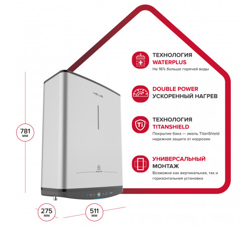 Водонагреватель Ariston ABSE VLS PRO PW 50