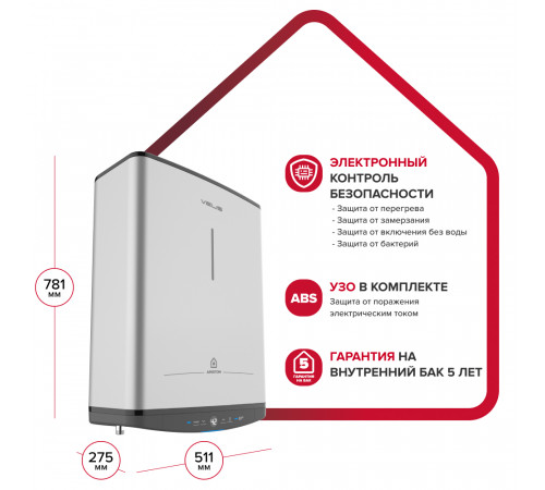Водонагреватель Ariston ABSE VLS PRO PW 50