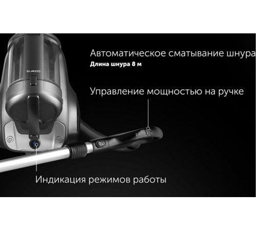 Пылесос Polaris PVC 3344 (графитовый)