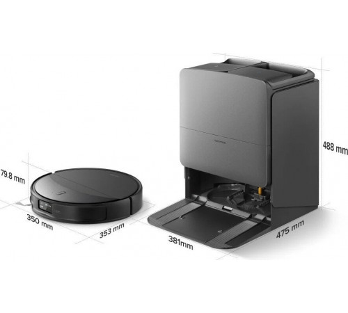 Робот-пылесос Roborock Saros 20 S2052-02 (черный)