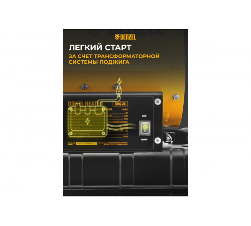 Тепловая пушка Denzel DHG-20