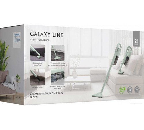 Вертикальный пылесос Galaxy Line GL6221 (мятный)