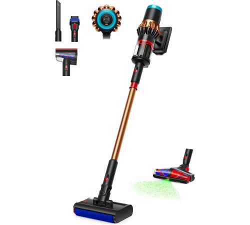 Вертикальный пылесос Dyson V16 Piston Animal Submarine 492969-01 (матовый черный/медный)