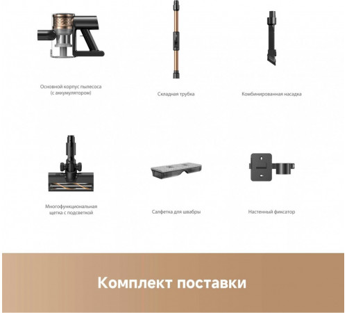 Пылесос Dreame R10s Lite Cordless Vacuum Cleaner VRV80A (черный, с евровилкой)