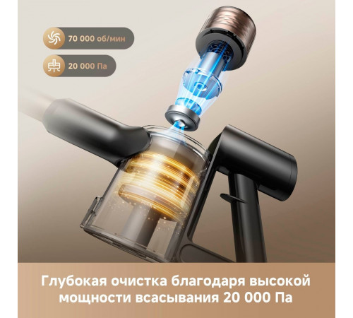 Пылесос Dreame R10s Lite Cordless Vacuum Cleaner VRV80A (черный, с евровилкой)