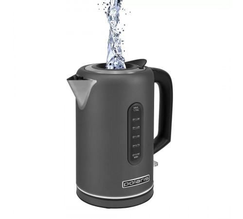 Электрический чайник Polaris PWK 1729CA Water Way Pro (графитовый)
