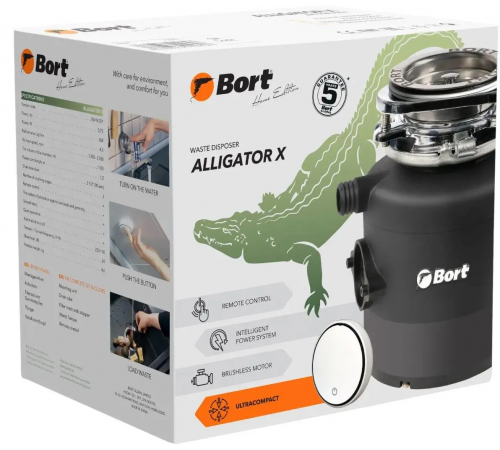 Измельчитель пищевых отходов BORT Alligator X