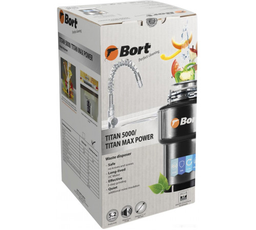Измельчитель пищевых отходов BORT Titan 5000 (control)