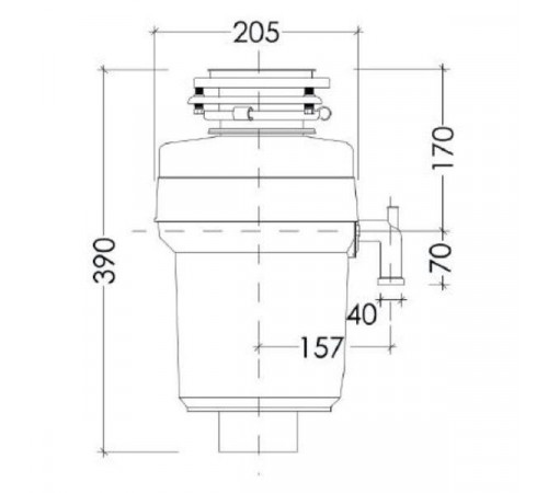 Измельчитель пищевых отходов Kuppersberg WS 550 B