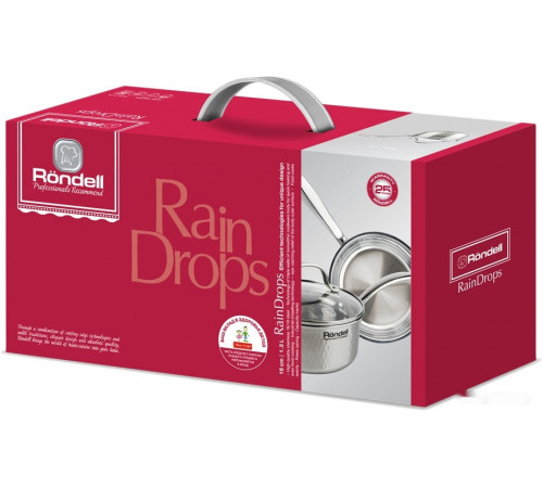 Кастрюля с длинной ручкой Rondell RainDrops RDS-1292