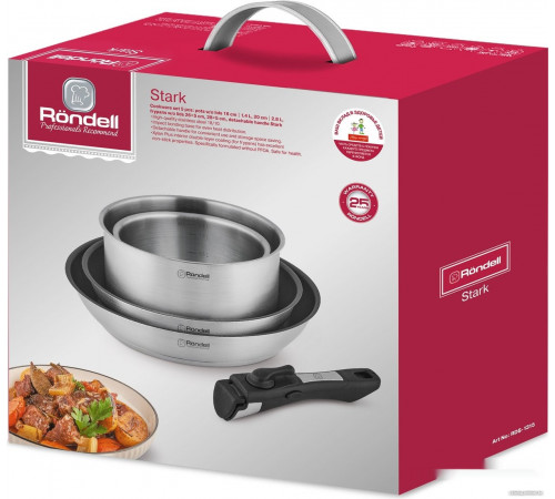 Набор кастрюль Rondell Stark RDS-1315