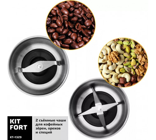 Кофемолка Kitfort KT-1329