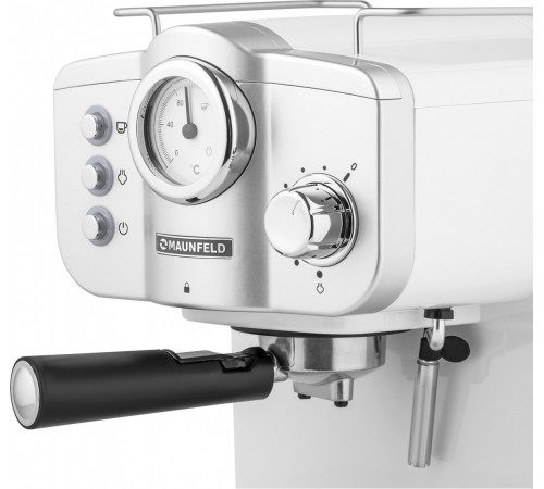 Рожковая помповая кофеварка Maunfeld MF-735WH Pro
