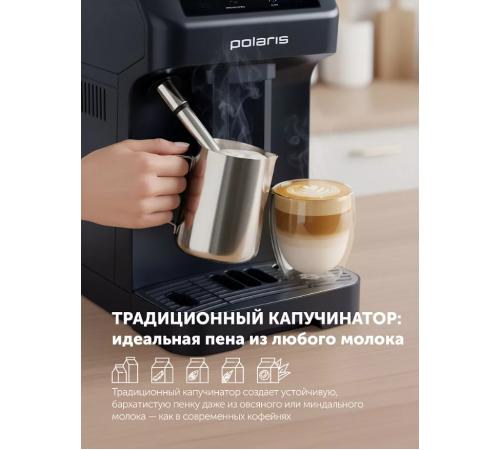 Кофемашина Polaris PACM 2048SW