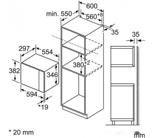 Микроволновая печь Bosch BFL524MB0